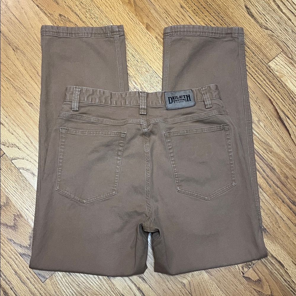 Duluth Tan Flex Firehose 32w Pants - Picture 8 of 11